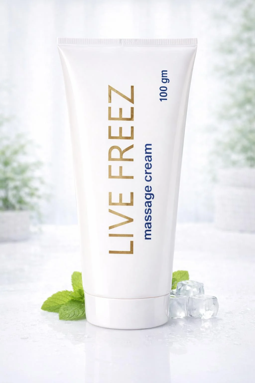 LIVE FREEEZ Massage Cream 100g – Cooling Muscle and Joint Pain Relief
